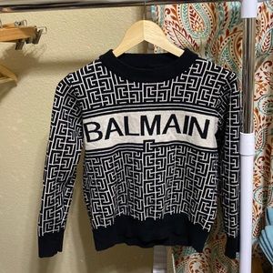 Balmain brushed knit sweater size XXS